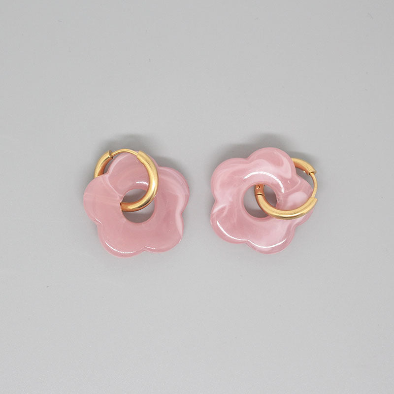 Blumen Ohrring Wanderlust