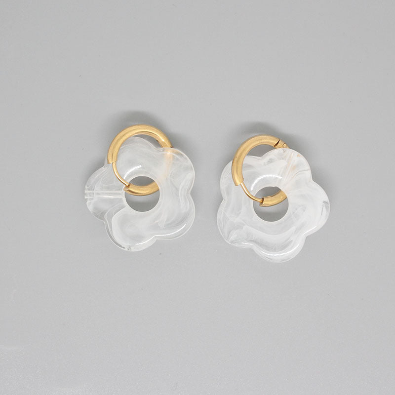 Blumen Ohrring Wanderlust