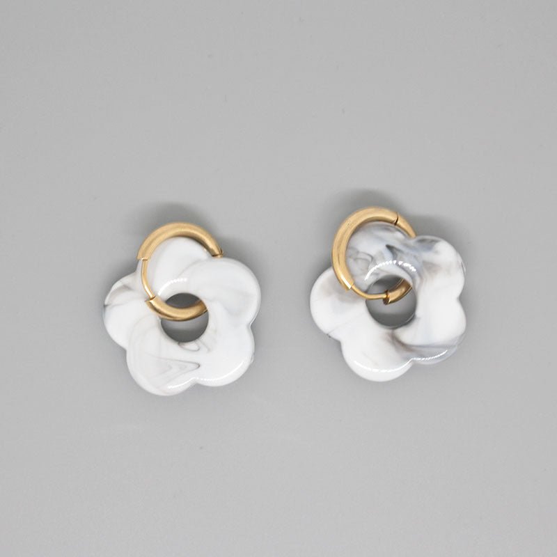 Blumen Ohrring Wanderlust