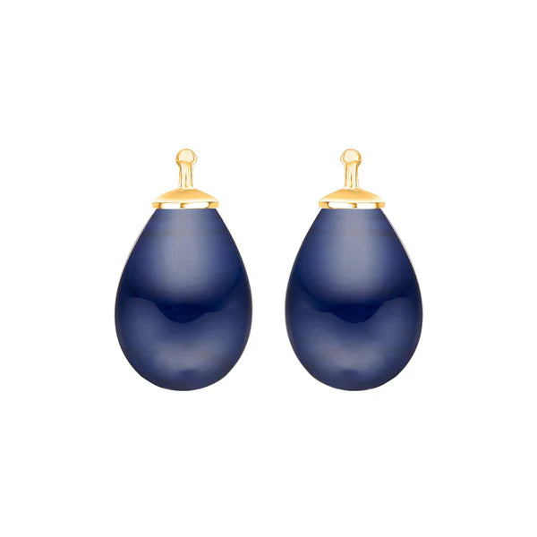 Tropfen aus Quarzglas in gold