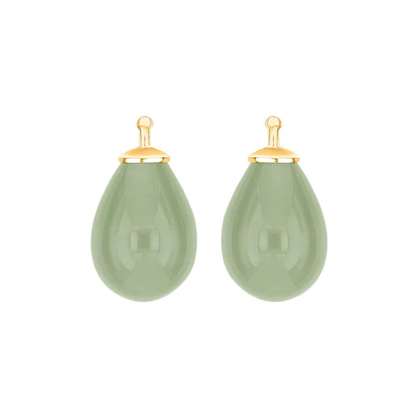 Tropfen aus Quarzglas in gold