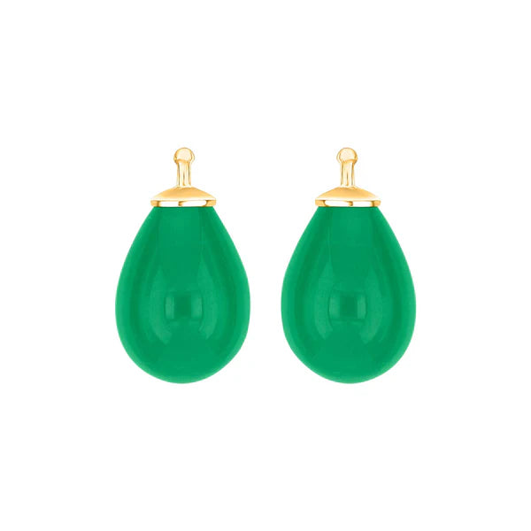 Tropfen aus Quarzglas in gold