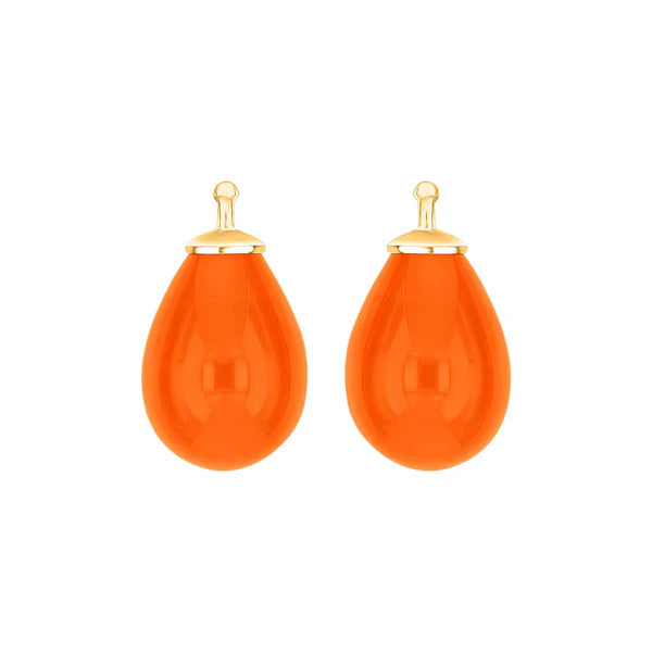Tropfen aus Quarzglas in gold