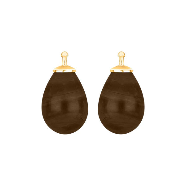 Tropfen aus Quarzglas in gold