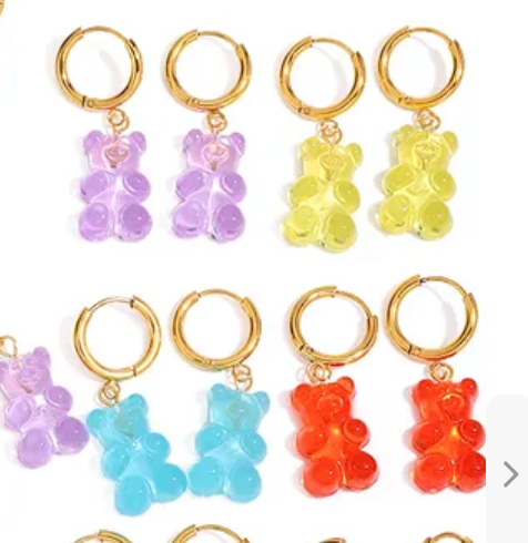 Gummibär Ohrring Wanderlust