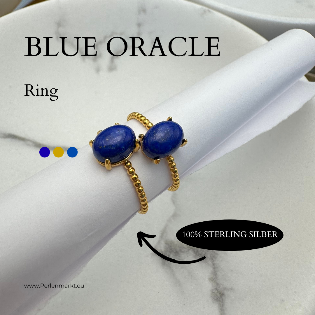 Blue Oracle feiner Ring mit Lapis Lazuli