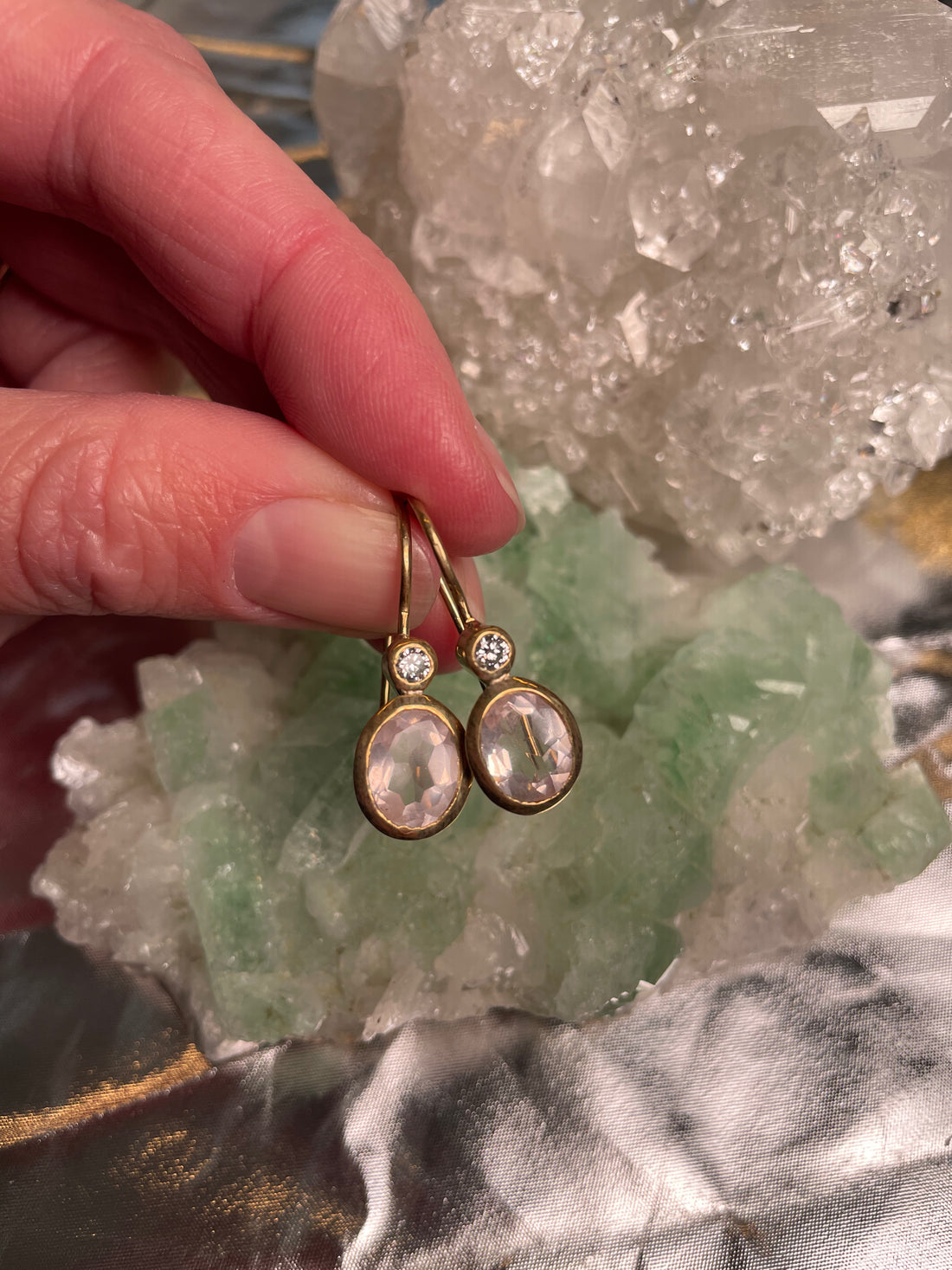 Edelstein Ohrring Beispiel