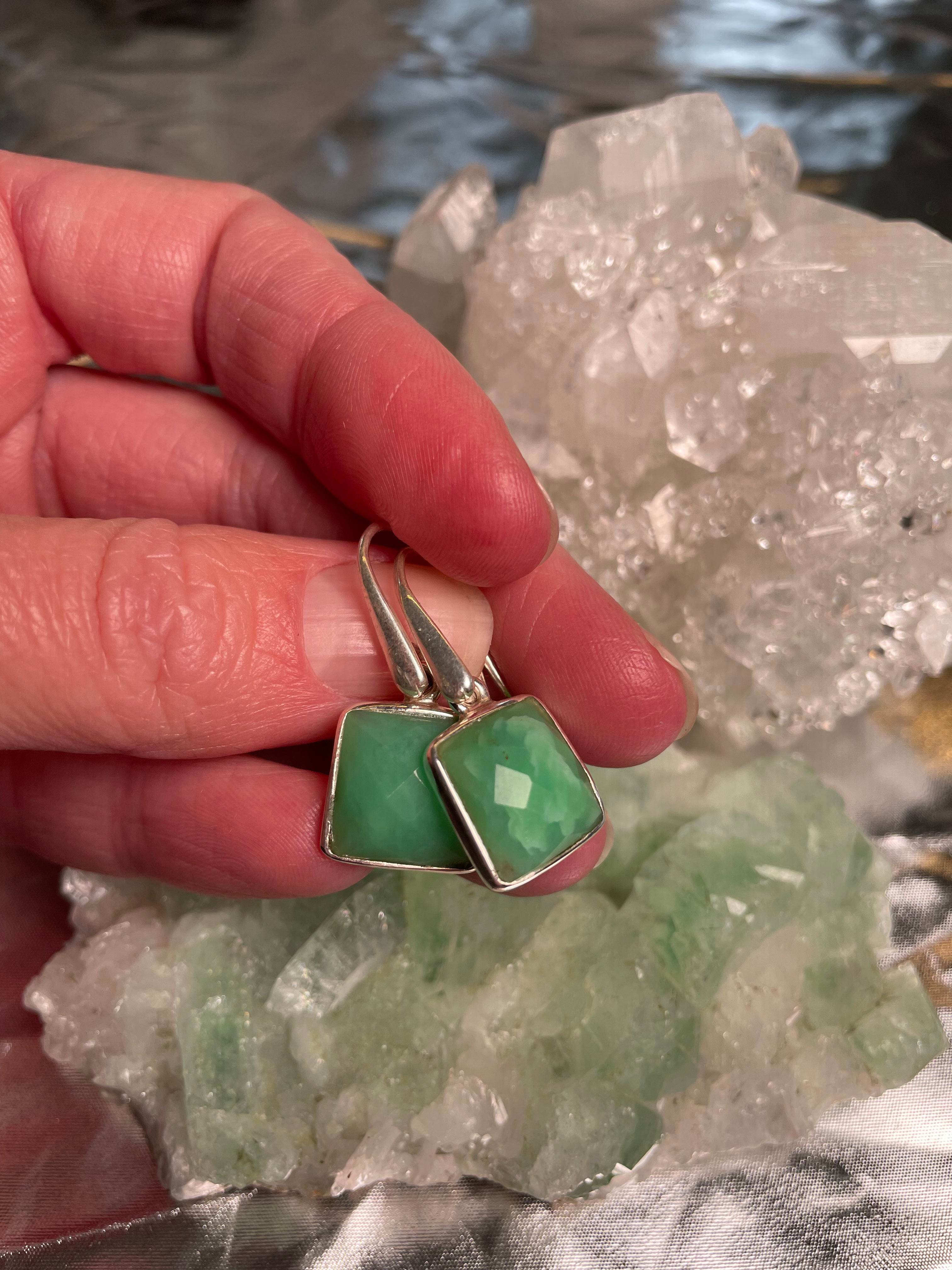 Edelstein Ohrring Beispiel