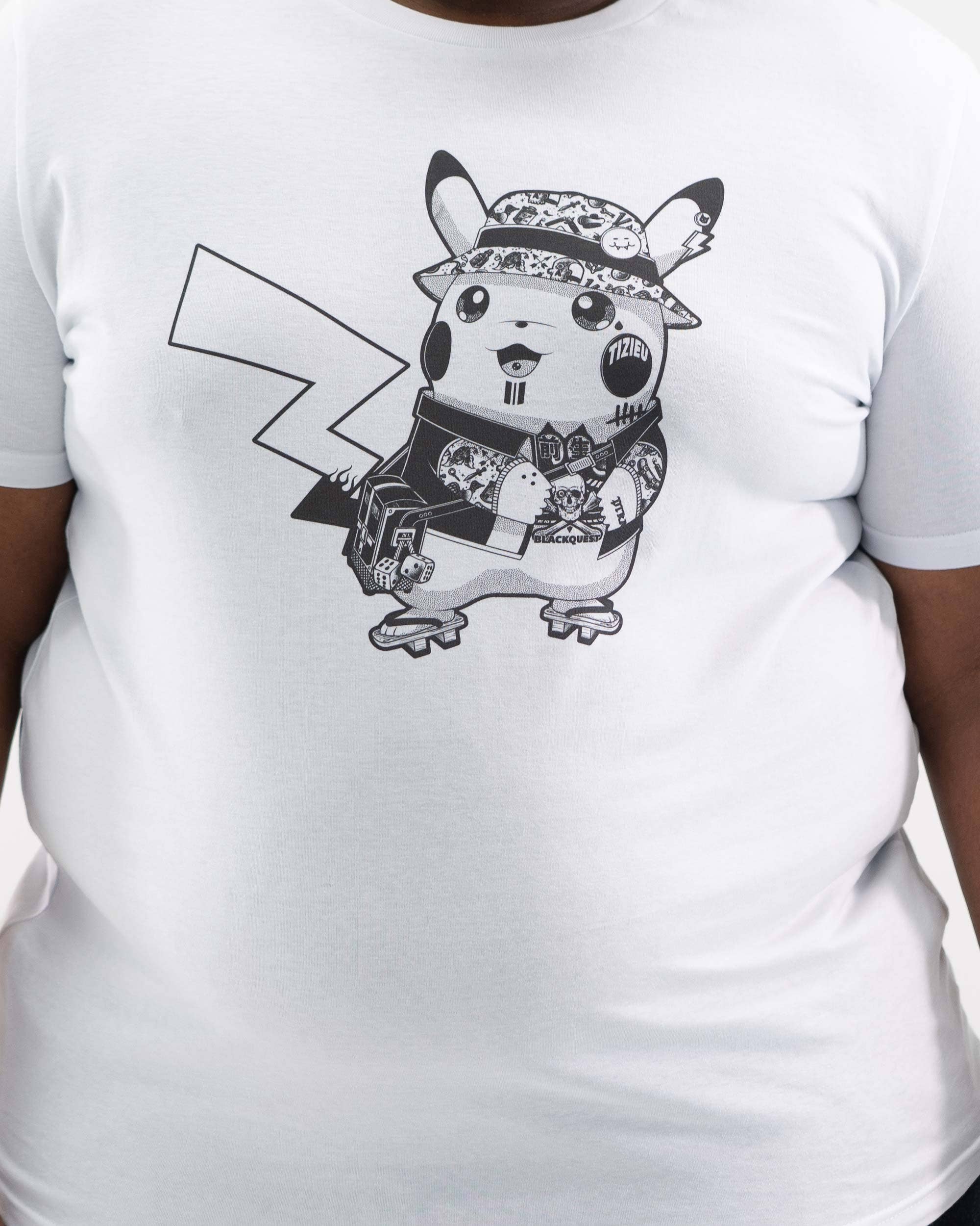 Street Pikachu T-shirt - Urbanes Grafik-T-Shirt: XXXL