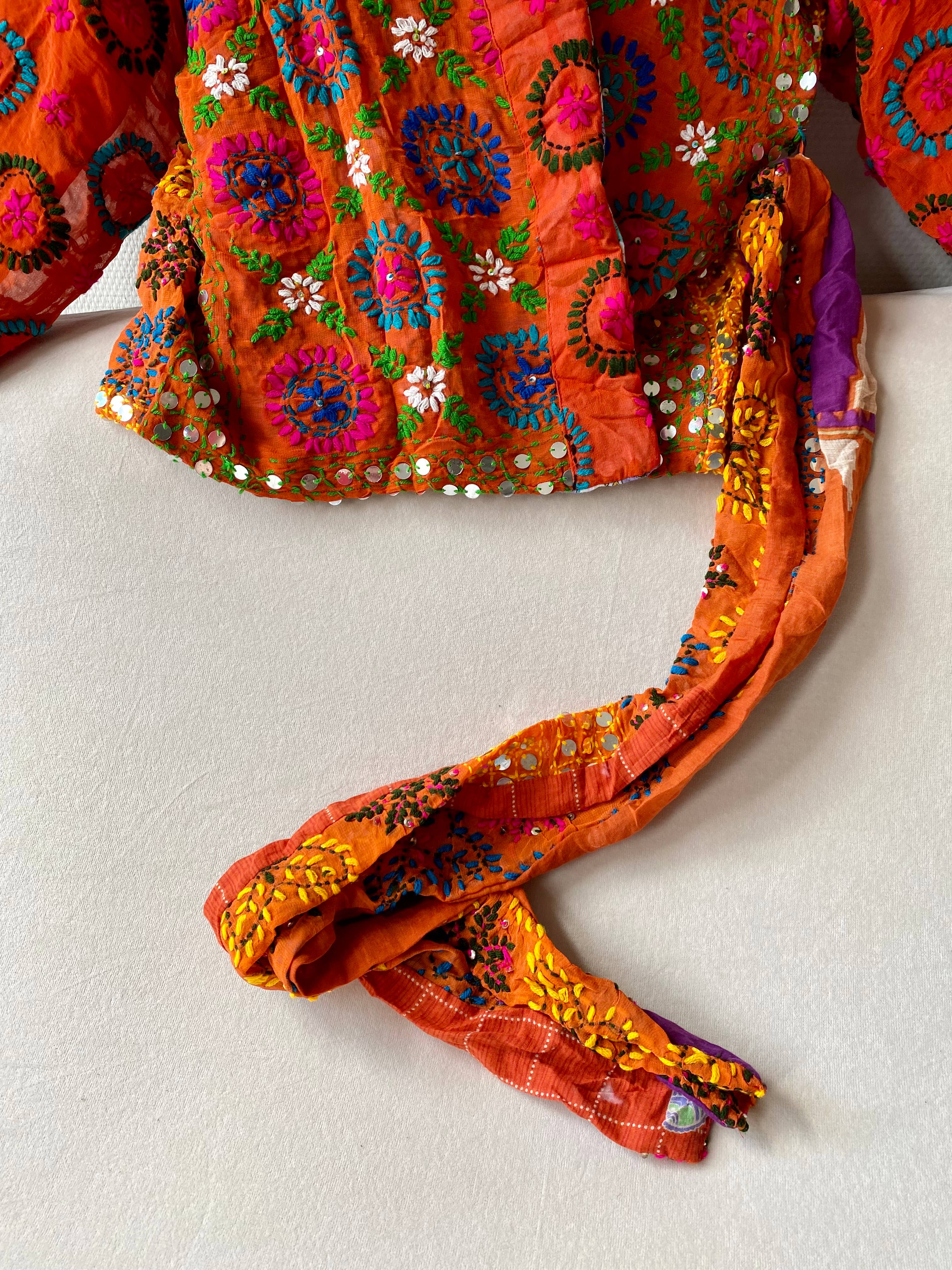 Phulkari Love Kimonojacke orange