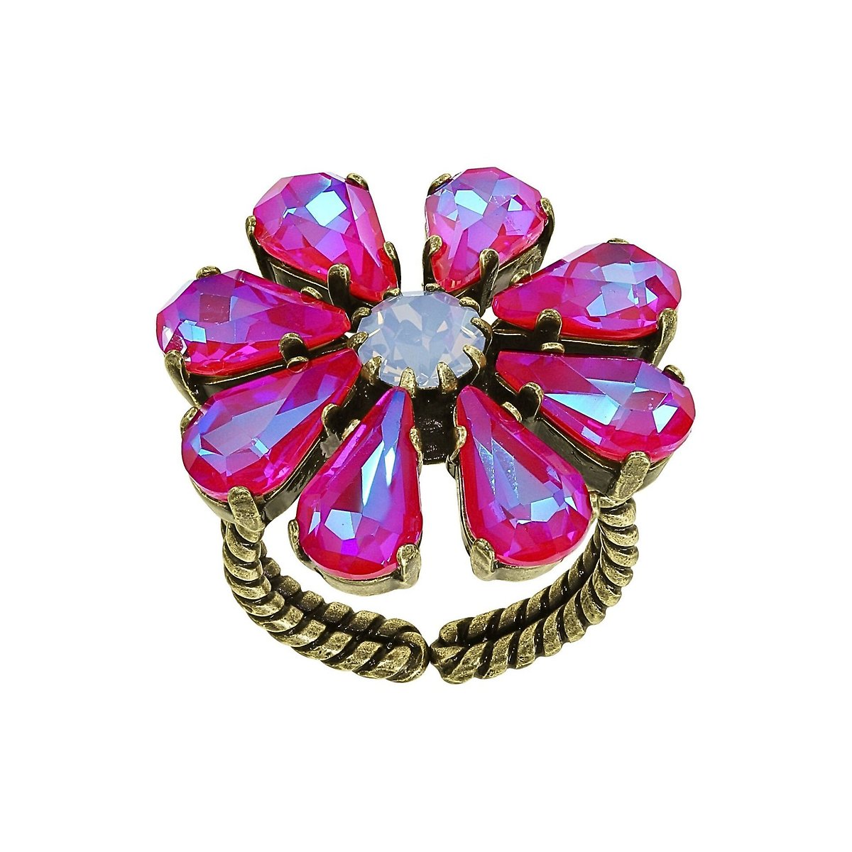 Konplott Twisted Blossom Ring Multi Größe L