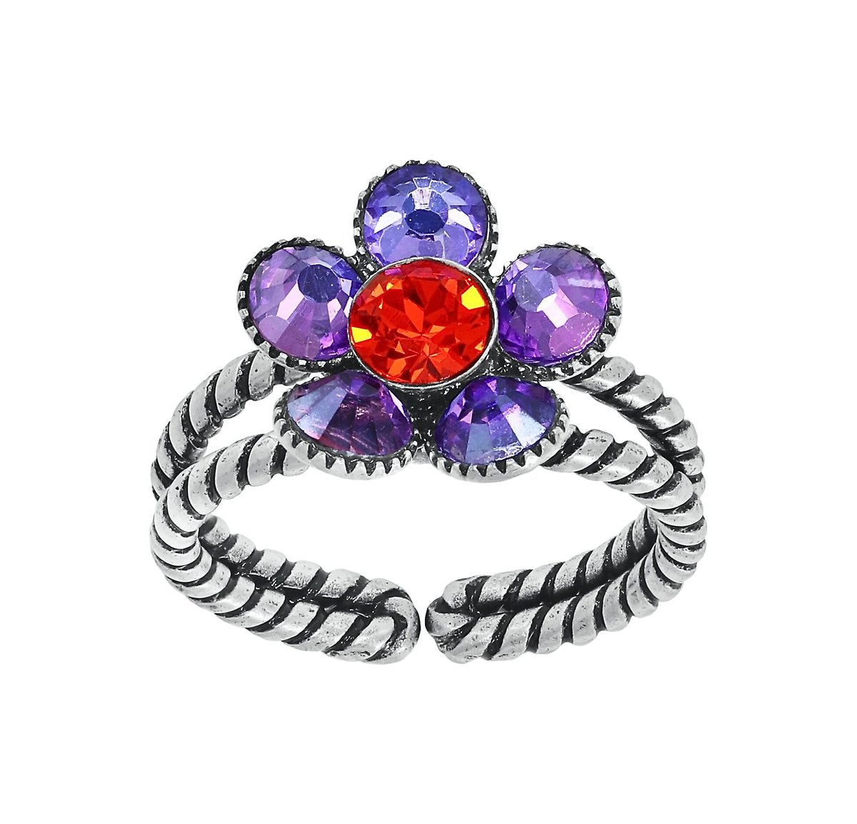 Konplott Lost Garden Ring Orange/Lila