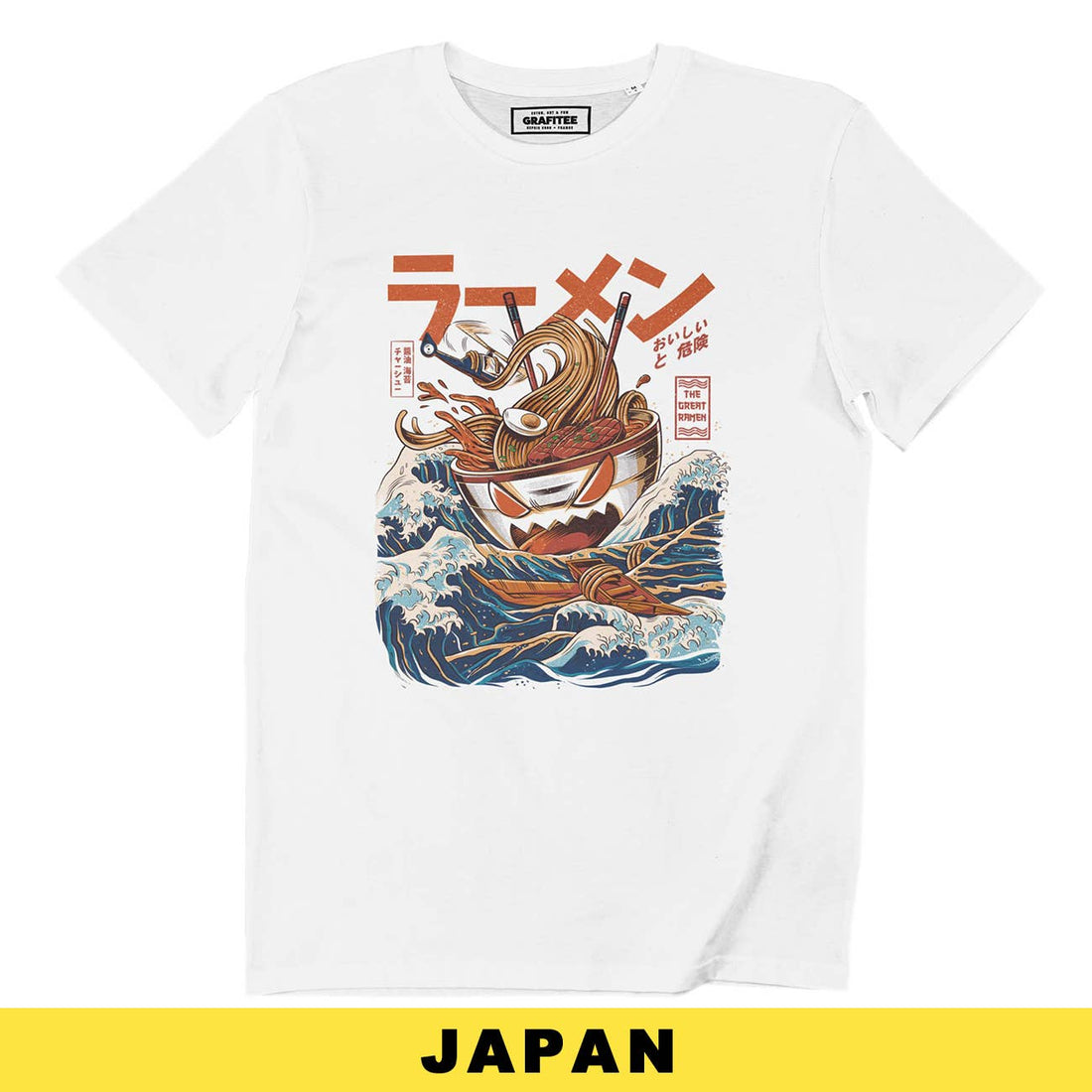 Der große Ramen von Kanagawa Tee - Manga-Tee