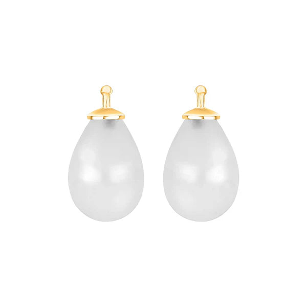 Tropfen aus Quarzglas in gold