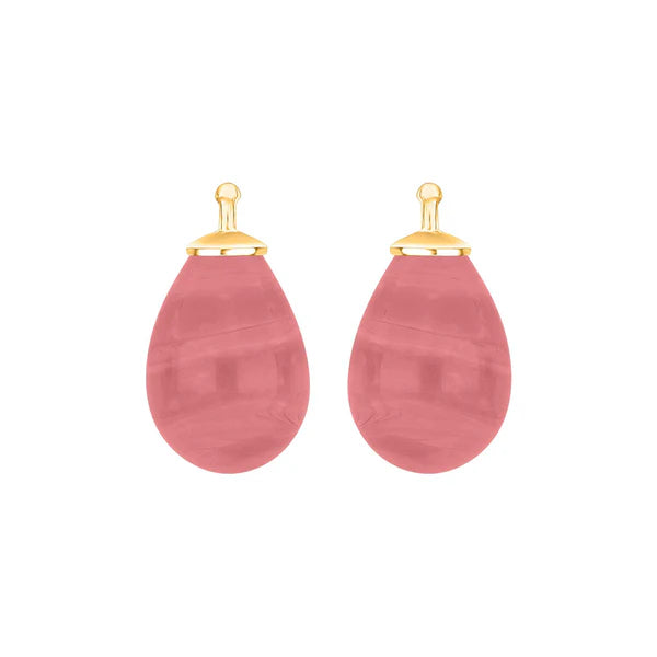 Tropfen aus Quarzglas in gold