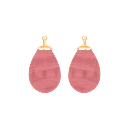 Tropfen aus Quarzglas in gold