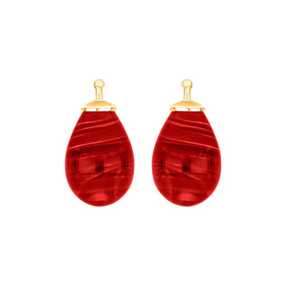Tropfen aus Quarzglas in gold