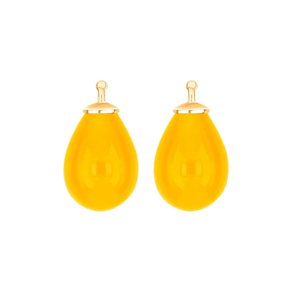 Tropfen aus Quarzglas in gold