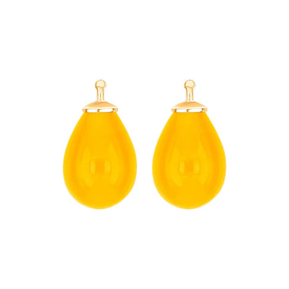 Tropfen aus Quarzglas in gold