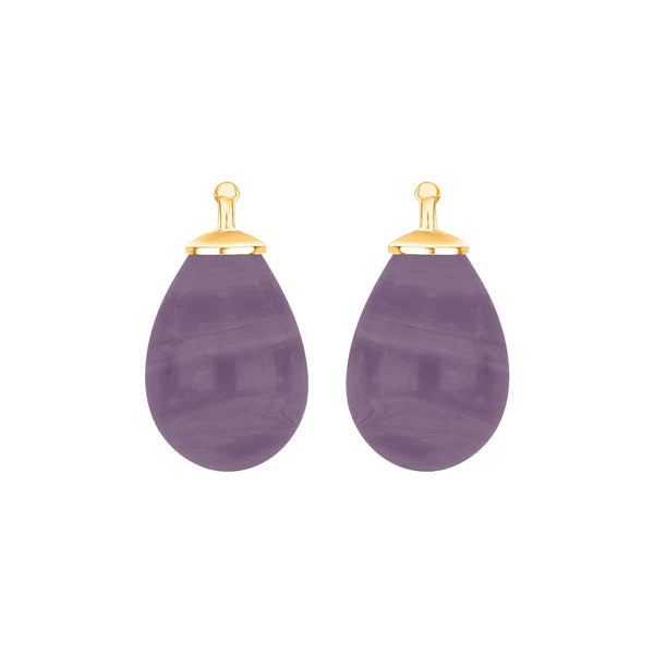Tropfen aus Quarzglas in gold