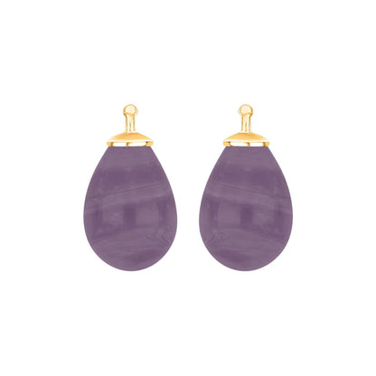 Tropfen aus Quarzglas in gold