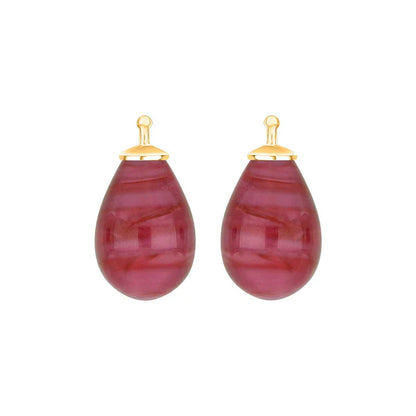Tropfen aus Quarzglas in gold