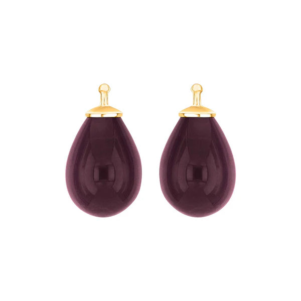 Tropfen aus Quarzglas in gold