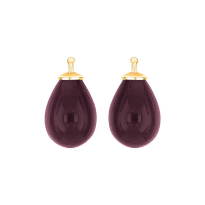 Tropfen aus Quarzglas in gold