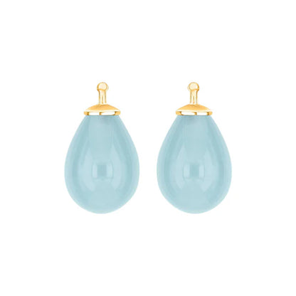 Tropfen aus Quarzglas in gold