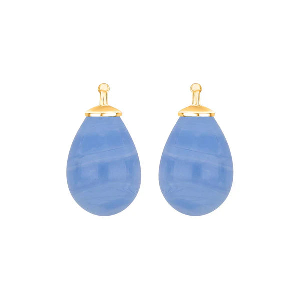 Tropfen aus Quarzglas in gold