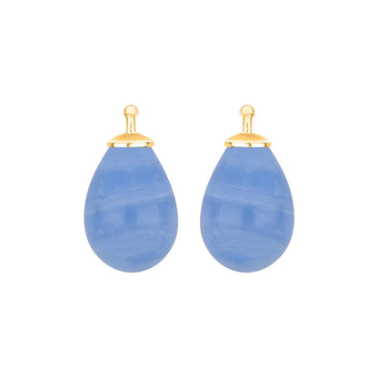 Tropfen aus Quarzglas in gold