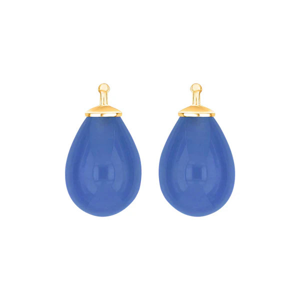 Tropfen aus Quarzglas in gold