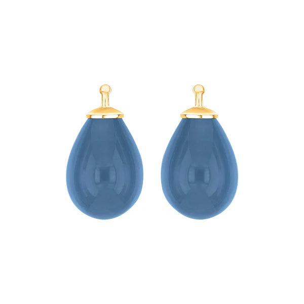 Tropfen aus Quarzglas in gold