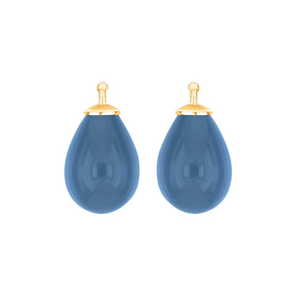 Tropfen aus Quarzglas in gold