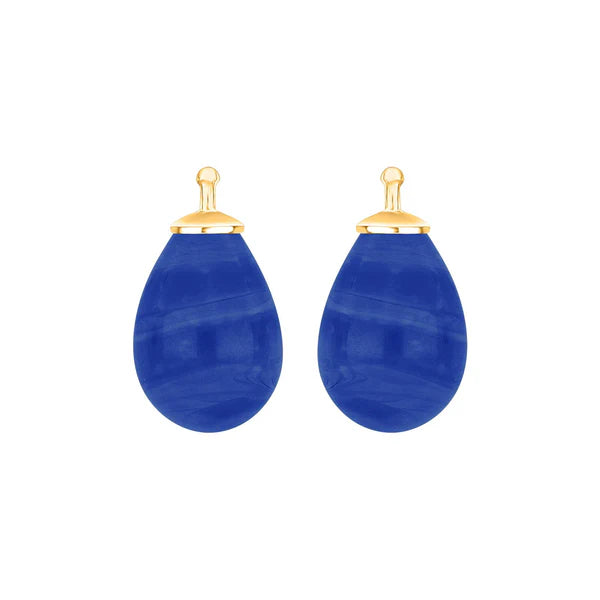 Tropfen aus Quarzglas in gold