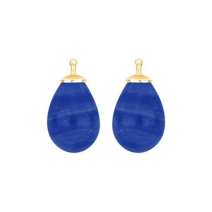 Tropfen aus Quarzglas in gold