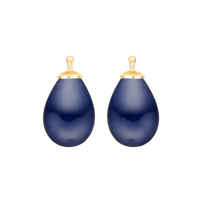 Tropfen aus Quarzglas in gold
