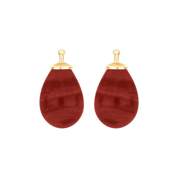 Tropfen aus Quarzglas in gold