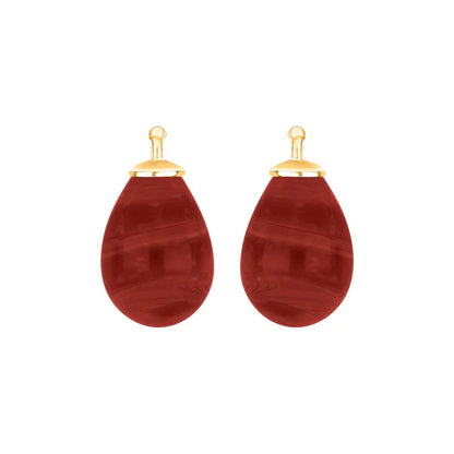 Tropfen aus Quarzglas in gold
