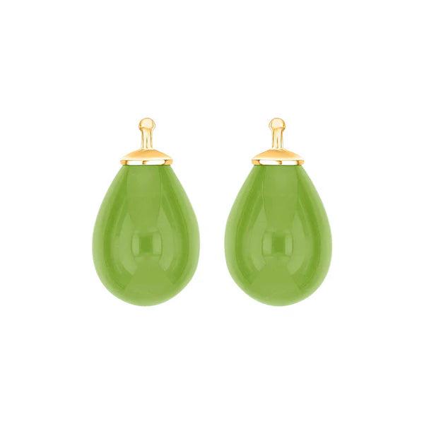 Tropfen aus Quarzglas in gold