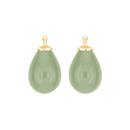 Tropfen aus Quarzglas in gold