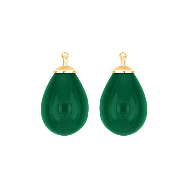 Tropfen aus Quarzglas in gold