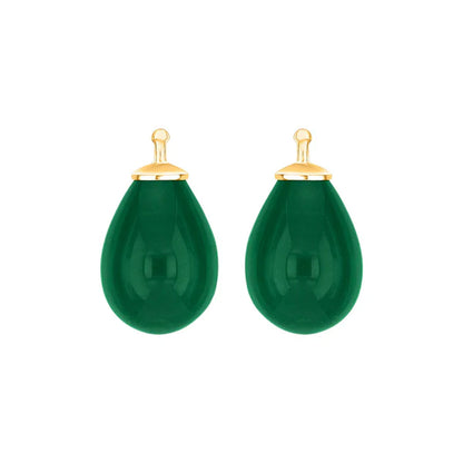 Tropfen aus Quarzglas in gold