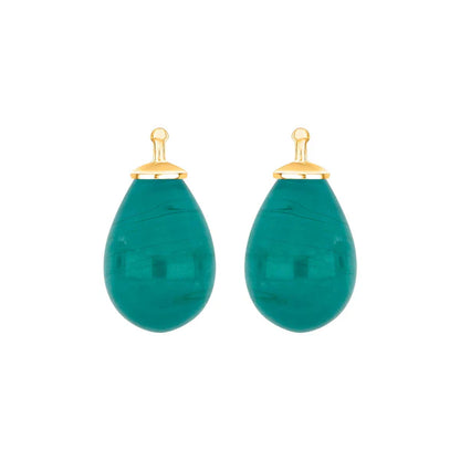 Tropfen aus Quarzglas in gold