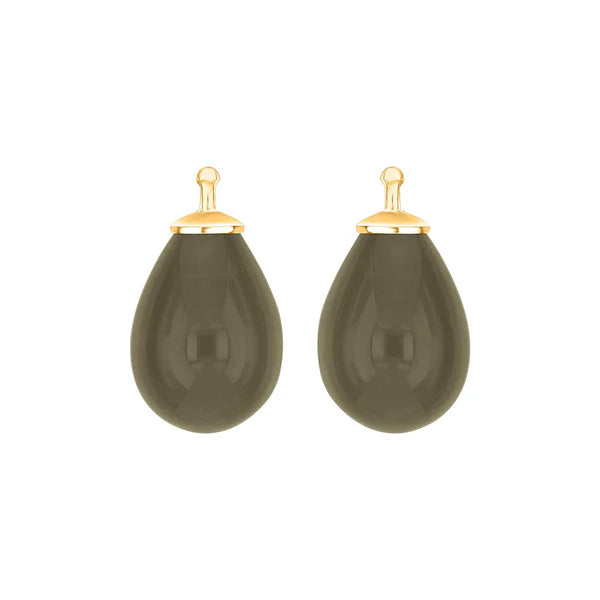 Tropfen aus Quarzglas in gold