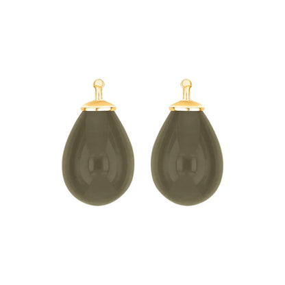 Tropfen aus Quarzglas in gold