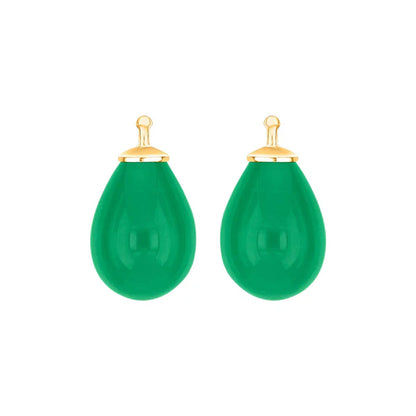 Tropfen aus Quarzglas in gold
