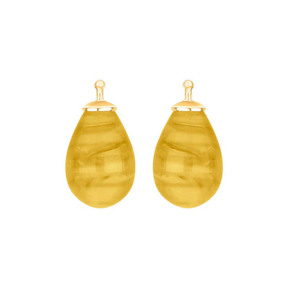 Tropfen aus Quarzglas in gold