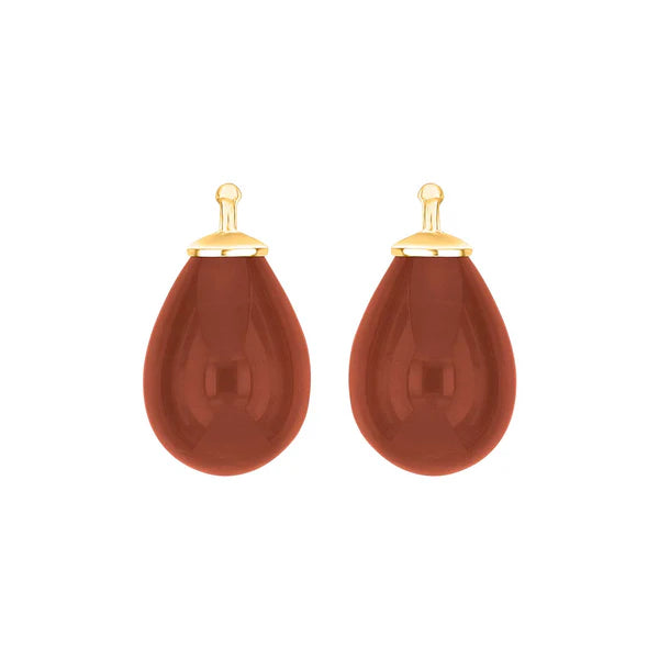 Tropfen aus Quarzglas in gold