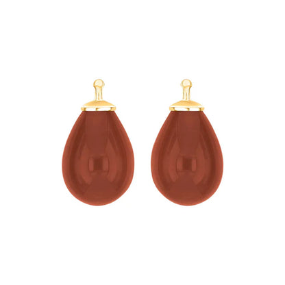 Tropfen aus Quarzglas in gold